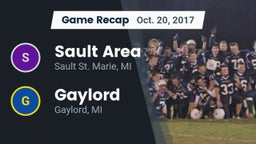 Recap: Sault Area  vs. Gaylord  2017