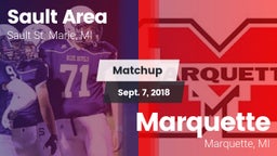 Matchup: Sault Area vs. Marquette  2018