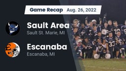 Recap: Sault Area  vs. Escanaba  2022