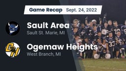 Recap: Sault Area  vs. Ogemaw Heights  2022