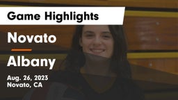 Novato  vs Albany  Game Highlights - Aug. 26, 2023