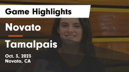 Novato  vs Tamalpais  Game Highlights - Oct. 3, 2023