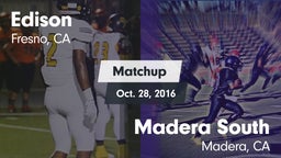 Matchup: Edison vs. Madera South  2016