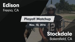 Matchup: Edison vs. Stockdale  2016