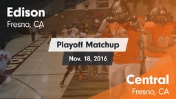 Matchup: Edison vs. Central  2016