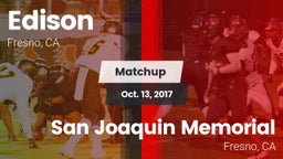 Matchup: Edison vs. San Joaquin Memorial  2017