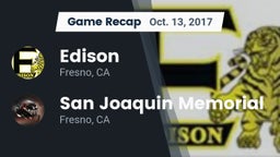 Recap: Edison  vs. San Joaquin Memorial  2017
