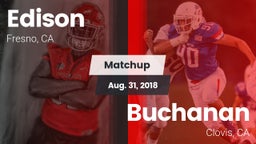 Matchup: Edison vs. Buchanan  2018