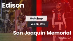 Matchup: Edison vs. San Joaquin Memorial  2018