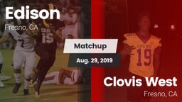 Matchup: Edison vs. Clovis West  2019