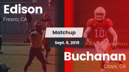 Matchup: Edison vs. Buchanan  2019