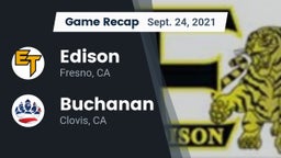 Recap: Edison  vs. Buchanan  2021