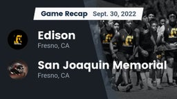 Recap: Edison  vs. San Joaquin Memorial  2022