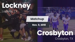 Matchup: Lockney vs. Crosbyton  2018