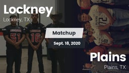 Matchup: Lockney vs. Plains  2020