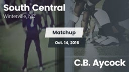 Matchup: South Central vs. C.B. Aycock 2016