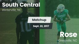 Matchup: South Central vs. Rose  2017