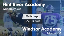 Matchup: Flint River Academy vs. Windsor Academy  2016