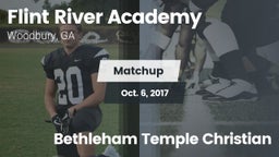 Matchup: Flint River Academy vs. Bethleham Temple Christian 2017