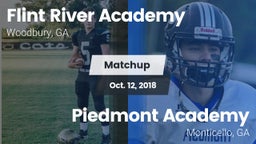 Matchup: Flint River Academy vs. Piedmont Academy  2018