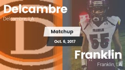Matchup: Delcambre vs. Franklin  2017