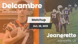 Matchup: Delcambre vs. Jeanerette  2018