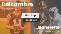 Matchup: Delcambre vs. Jeanerette  2019