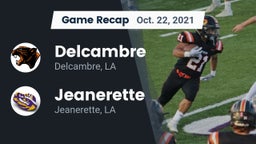 Recap: Delcambre  vs. Jeanerette  2021