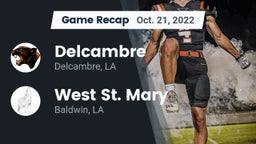 Recap: Delcambre  vs. West St. Mary  2022