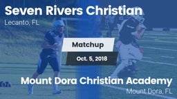 Matchup: Seven Rivers Christi vs. Mount Dora Christian Academy 2018