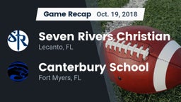 Recap: Seven Rivers Christian  vs. Canterbury School 2018