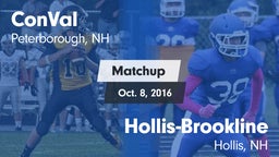 Matchup: ConVal vs. Hollis-Brookline  2016