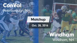 Matchup: ConVal vs. Windham  2016