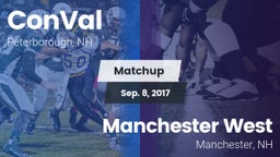 Matchup: ConVal vs. Manchester West  2017