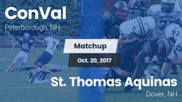 Matchup: ConVal vs. St. Thomas Aquinas  2017