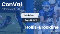 Matchup: ConVal vs. Hollis-Brookline  2019