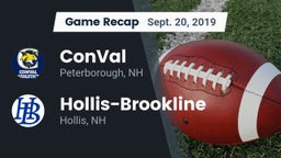 Recap: ConVal  vs. Hollis-Brookline  2019