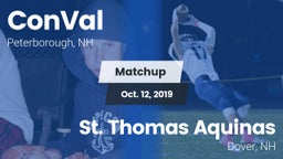 Matchup: ConVal vs. St. Thomas Aquinas  2019