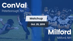 Matchup: ConVal vs. Milford  2019