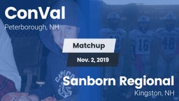 Matchup: ConVal vs. Sanborn Regional  2019