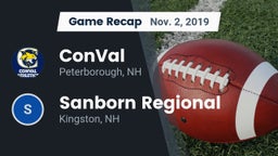 Recap: ConVal  vs. Sanborn Regional  2019