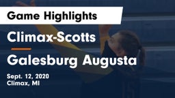 ******-Scotts  vs Galesburg Augusta Game Highlights - Sept. 12, 2020