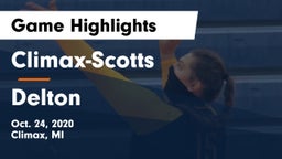 ******-Scotts  vs Delton Game Highlights - Oct. 24, 2020