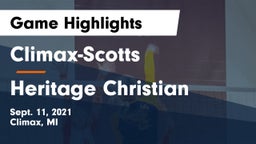 ******-Scotts  vs Heritage Christian Game Highlights - Sept. 11, 2021