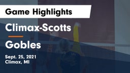 ******-Scotts  vs Gobles  Game Highlights - Sept. 25, 2021