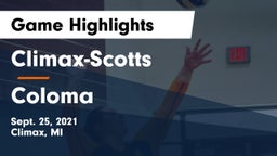 ******-Scotts  vs Coloma Game Highlights - Sept. 25, 2021