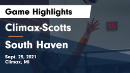 ******-Scotts  vs South Haven Game Highlights - Sept. 25, 2021