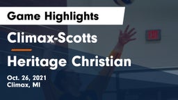 ******-Scotts  vs Heritage Christian Game Highlights - Oct. 26, 2021