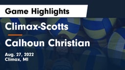 ******-Scotts  vs Calhoun Christian Game Highlights - Aug. 27, 2022