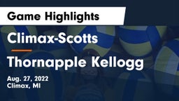 ******-Scotts  vs Thornapple Kellogg Game Highlights - Aug. 27, 2022